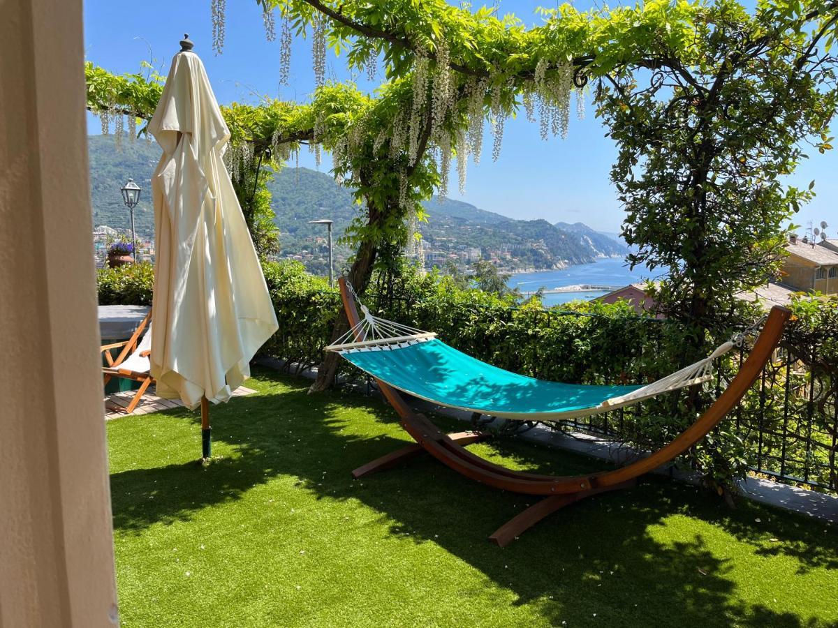 Villa Mares - Sea View, Free Garage Rapallo Buitenkant foto
